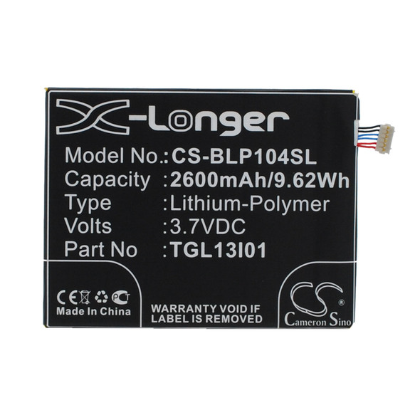 Battery for BLU Darkside Wiko Darside MAXON MX X3